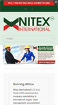 Mobile Screenshot of nitex-international.com